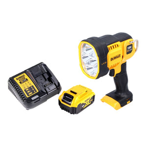 DeWalt DCL 043 Akku LED Lampe 18 V 1000 lm + 1x Akku 5,0 Ah + Ladegerät