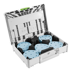 Festool SYS-STF D125 GR-Set Schleifmittel Set P60 - P220 100 tlg. ( 578193 ) für Exzenterschleifer 125 mm + Systainer
