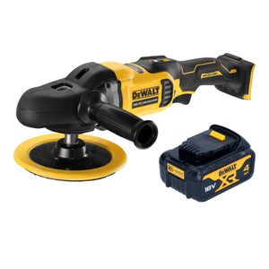DeWalt DCM 849 N Akku Exzenter Poliermaschine 18 V 180 mm Brushless + 1x Akku 4,0 Ah - ohne Ladegerät