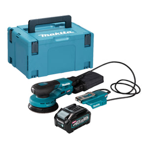 Makita BO 003 CGM101 Akku Exzenterschleifer 40 V max. 125 mm 3,0 mm Hub Brushless + 1x Akku 4,0 Ah + Makpac - ohne Ladegerät