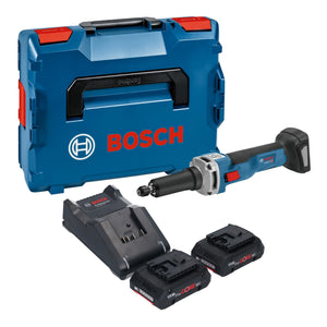 Bosch GGS 18V-23 LC Professional Akku Geradschleifer 18 V Brushless + 2x ProCORE Akku 4,0 Ah + Ladegerät + L-Boxx