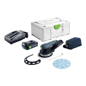 Festool ETSC 2 150-Basic Akku Exzenterschleifer 18 V 150 mm Brushless + 1x Akku 3,0 Ah + Ladegerät + Systainer