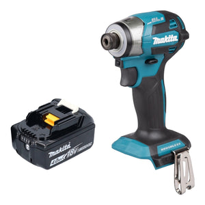 Makita DTD 173 M1 Akku Schlagschrauber 18 V 180 Nm 1/4“ Brushless + 1x Akku 4,0 Ah - ohne Ladegerät
