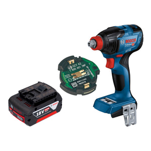 Bosch GDX 18V-210 C Professional Akku Drehschlagschrauber 18 V 210 Nm Brushless + 1x Akku 5,0 Ah + GCY 42 Bluetooth Modul - ohne Ladegerät