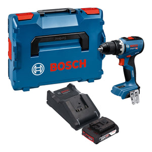 Bosch GSR 18V-65 Professional Akku Bohrschrauber 18 V 63 Nm Brushless + 1x Akku 2,0 Ah + Ladegerät + L-Boxx