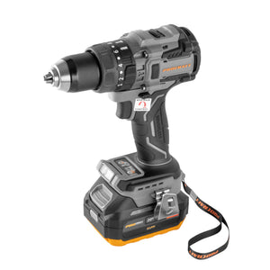 Procraft Industrial CD20B-1b Akku Schlagbohrschrauber 20 V 150 Nm Brushless + 1x Akku 4,0 Ah + Ladegerät + Koffer