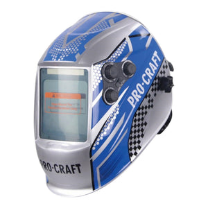 Procraft SHP100-90 Automatik-Schweißhelm für MMA MIG MAG FLUX WIG TIG PAW, Plasma- & Brennschneiden – blitzschnelle Selbstverdunkelung, klare Sicht, zuverlässiger Augenschutz, leicht & komfortabel