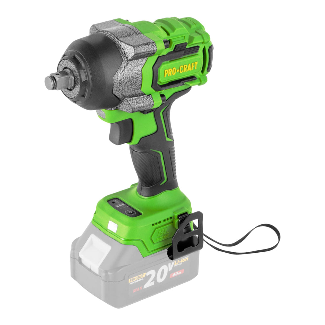 Procraft PWA36bb Akku Schlagschrauber 20 V 850 Nm 1/2" Brushless Solo - ohne Akku, ohne Ladegerät