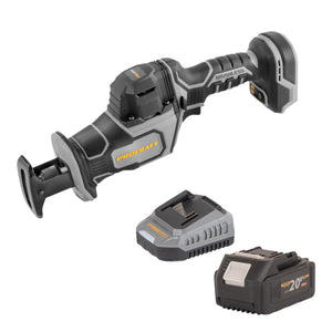 Procraft Industrial RS20Abb Recipro Säbelsäge 20 V Brushless + 1x Akku 4,0 Ah + Ladegerät
