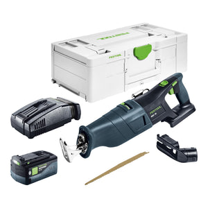 Festool RSC 18 EB-Basic Akku Säbelsäge 18 V Brushless + 1x Akku 5,0 Ah + Schnellladegerät + Systainer