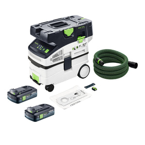 Festool CTMC MIDI I-Basic Akku Absaugmobil 36 V ( 2x 18 V ) Staubklasse M + 2x Akku 4,0 Ah - ohne Ladegerät