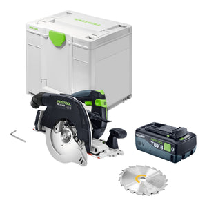 Festool HKC 55 KEB-Basic Akku Handkreissäge 18 V 160 mm Brushless + 1x Akku 8,0 Ah + Systainer - ohne Ladegerät