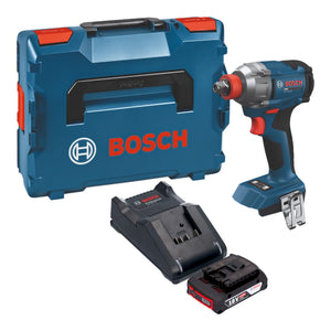 Bosch GDX 18V-285 Professional Akku Drehschlagschrauber 18 V 285 Nm + 1x Akku 2,0 Ah + Ladegerät + L-Boxx