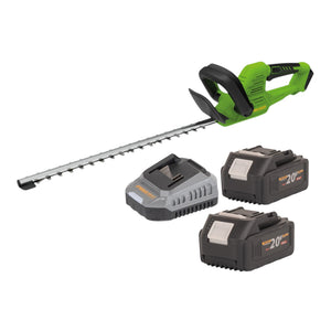 Procraft PZA26bb Akku Heckenschere 20 V 550 mm Brushless + 2x Akku 4,0 Ah + Ladegerät