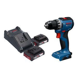 Bosch GSR 18V-52 Professional Akku Bohrschrauber 18 V 70 Nm Brushless + 2x Akku 2,0 Ah + Ladegerät