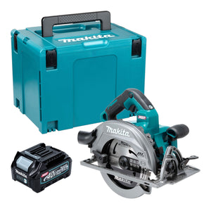 Makita HS 003 GD101 Akku Handkreissäge 40 V max. 190 mm Brushless + 1x Akku 2,5 Ah + Makpac - ohne Ladegerät