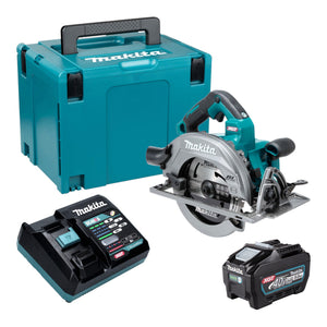 Makita HS 003 GT101 Akku Handkreissäge 40 V max. 190 mm Brushless + 1x Akku 5,0 Ah + Ladegerät + Makpac