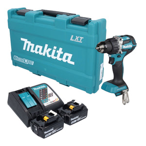 Makita DDF 484 RTK Akku Bohrschrauber 18 V 54 Nm Brushless + 2x Akku 5,0 Ah + Ladegerät + Koffer