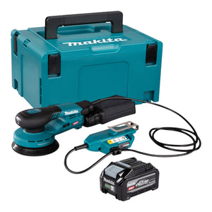 Makita BO 001 CGU101 Akku Exzenterschleifer 40 V max. 125 mm 5,0 mm Hub Brushless + 1x Akku 4,0 Ah + Makpac - ohne Ladegerät