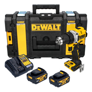 DeWalt DCD 800 M2 Akku Bohrschrauber 18 V 90 Nm Brushless + 2x Akku 4,0 Ah + Ladegerät + Tough Box
