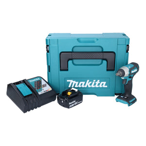 Makita DTW 181 RM1J Akku Schlagschrauber 18 V 210 Nm 1/2" Brushless + 1x Akku 4,0 Ah + Ladegerät + Makpac