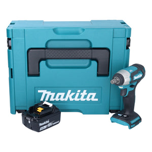 Makita DTW 181 T1J Akku Schlagschrauber 18 V 210 Nm 1/2" Brushless + 1x Akku 5,0 Ah + Makpac - ohne Ladegerät