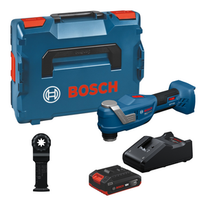 Bosch GOP 18V-30 Akku Multifunktionswerkzeug 18 V Starlock Plus Brushless + 1x Akku 2,0 Ah + Ladegerät + L-Boxx