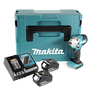 Makita DTD 156 RMJ Akku Schlagschrauber 18V 155Nm + 2x Akku 4,0Ah + Ladegerät + Makpac