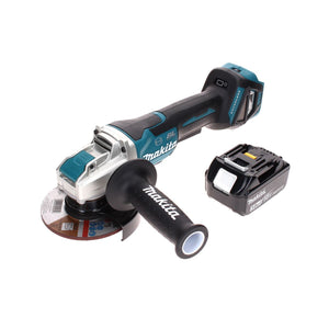 Makita DGA 519 F1 Akku Winkelschleifer 18 V 125 mm Brushless X-Lock + 1x Akku 3,0 Ah - ohne Ladegerät