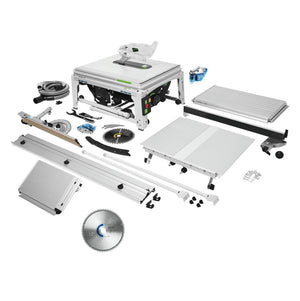 Festool TKS 80 EBS Set Tischkreissäge 2200 Watt 254 mm ( 575828 ) + Spezial Kreissägeblatt TF80 A ( 575978 ) + 1x KT-TKS 80 Patrone ( 575851 )