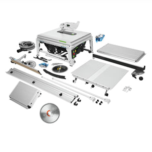 Festool TKS 80 EBS Set Tischkreissäge 2200 Watt 254 mm ( 575828 ) + Spezial Kreissägeblatt TF80 L ( 575977 ) + 1x KT-TKS 80 Patrone ( 575851 )