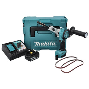Makita DBS 180 RT1J Akku Bandfeile 18 V 9 x 533 mm Brushless + 1x Akku 5,0 Ah + Ladegerät + Makpac