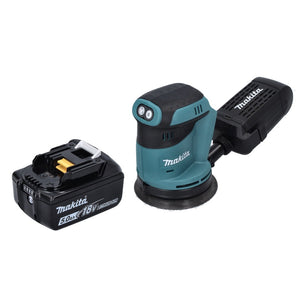 Makita DBO 180 T1 Akku Exzenterschleifer 18 V 125 mm + 1x Akku 5,0 Ah - ohne Ladegerät
