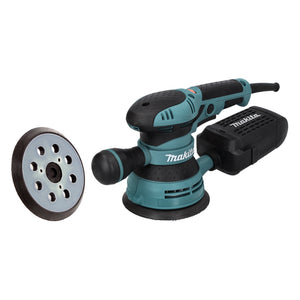 Makita BO 5041 Exzenterschleifer / Schleifmaschine 300 W 125 mm + Schleifteller