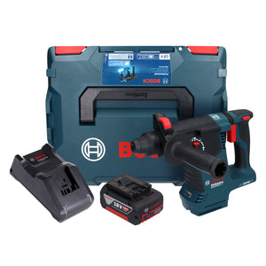 Bosch GBH 18V-24 C Professional Akku Bohrhammer 18 V 2,4 J Brushless SDS plus + 1x Akku 5,0 Ah + Ladegerät + L-BOXX