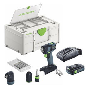 Festool TXS 18-Basic-Set Akku Bohrschrauber 18 V 40 Nm Brushless + 1x Akku 3,0 Ah + Ladegerät + Systainer