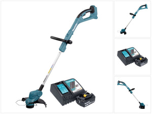 Makita DUR 193 RG1 Akku Rasentrimmer 18 V 260 mm + 1x Akku 6,0 Ah + Ladegerät