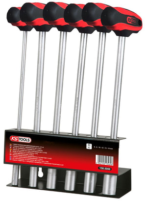 KS TOOLS T-Griff-Nussschraubendreher-Satz, 6-tlg, 6-14mm ( 158.5000 )