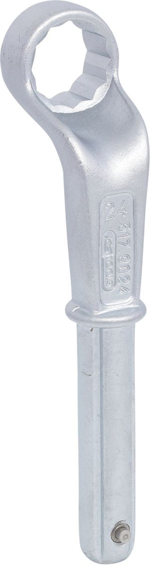 KS TOOLS Zugringschlüssel, gekröpft, 24mm ( 517.9024 )