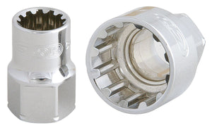 KS TOOLS 19mm TRIPLEplus Durchgangs-Stecknuss, 21mm ( 916.4071 )