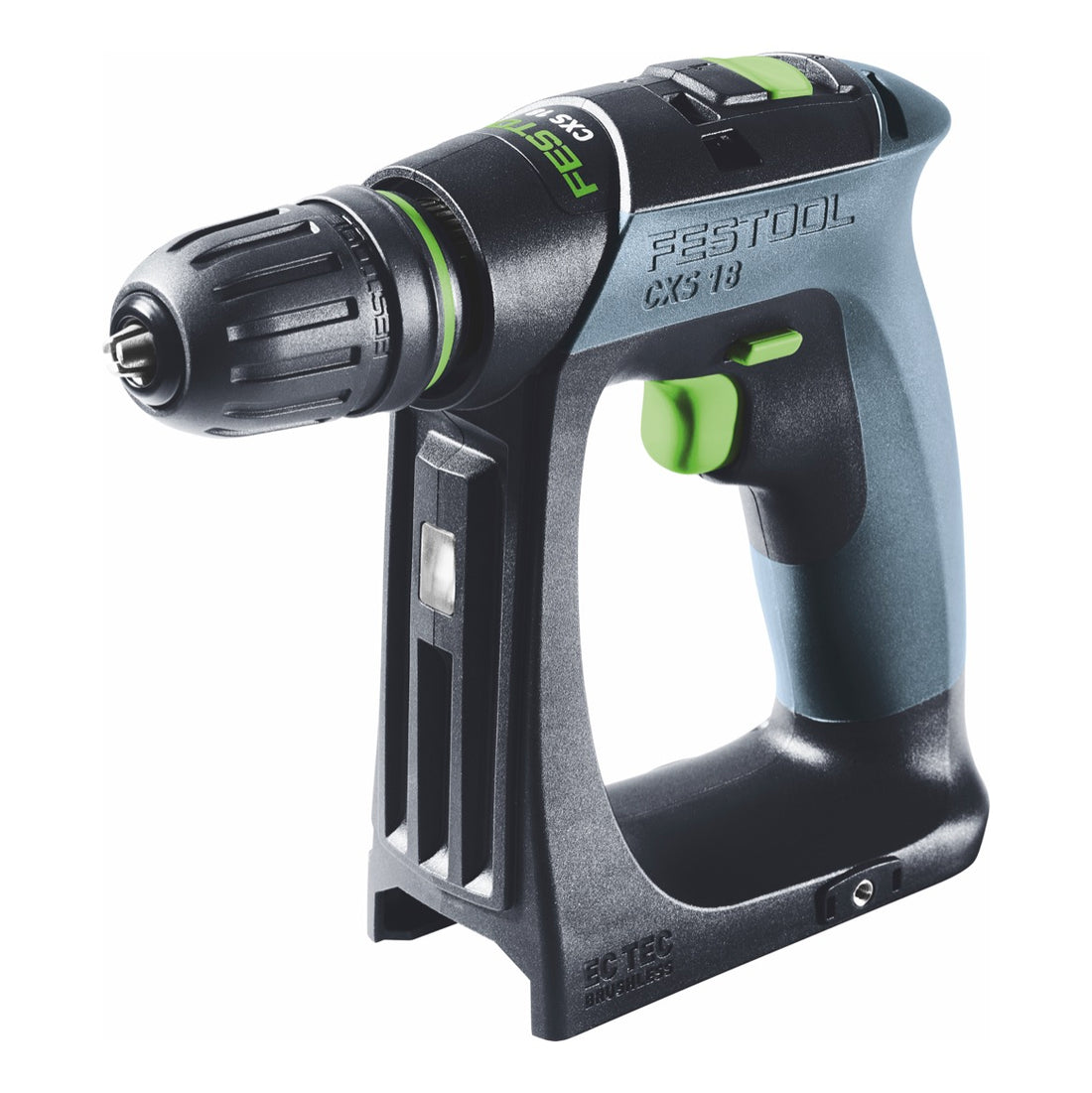 Festool CXS 18-Basic Akku Bohrschrauber 18 V 40 Nm Brushless + Winkelvorsatz + Systainer - ohne Akku, ohne Ladegerät