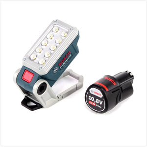 Bosch GLI DeciLED 10,8 Volt Professional Akku Lampe Worklight ( 06014A0000 ) + 1x GBA 2,5 Ah Akku