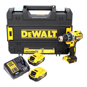 DeWalt DCD 791 P2 Akku Bohrschrauber 18 V 70 Nm Brushless + 2x Akku 5,0 Ah + Ladegerät + TSTAK