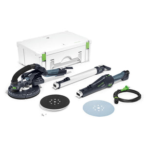 Festool LHS-E 225 EQ-Plus S/W PLANEX Langshalsschleifer ( 575217 ) 550W 215mm im Systainer + Schleifteller