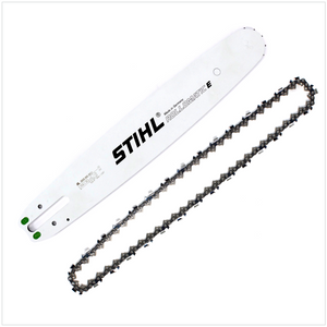 STIHL Führungsschiene Rollomatic E, 37 cm, 1,6 mm, .325" ( 3003 000 6811 ) + STIHL Oilomatic Sägekette .325" Rapid Super mit 1,6 mm Treibglieddicke - 37 cm ( 3639 000 0062 )