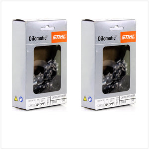 STIHL Oilomatic Sägekette 2 Stück 325" 1,6mm 32cm Rapid Super ( 3639 000 0056 )