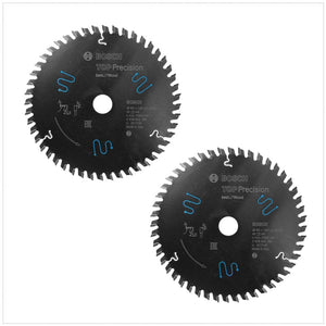 Bosch Pro Kreissägeblatt Top Precision Best for Wood zum Sägen in Holz für Tauch- und Handkreissägen 2er Pack (Ø 165 mm) 2608642384