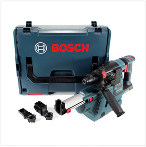 Bosch GBH 18 V-26 Akku Bohrhammer Professional SDS-Plus + GDE 18V-16 Staubabsaugung + L-Boxx - ohne Akku, ohne Ladegerät