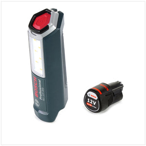 Bosch Professional GLI 12V-300 Akku Lampe + 1x GBA 12V 2,0 Ah Akku - ohne Ladegerät