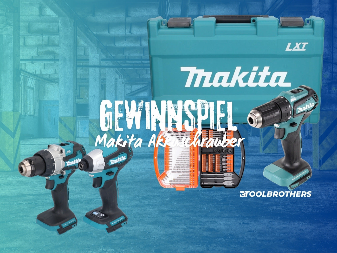 Gewinnspiel: BroDeal Makita Akkuschrauber